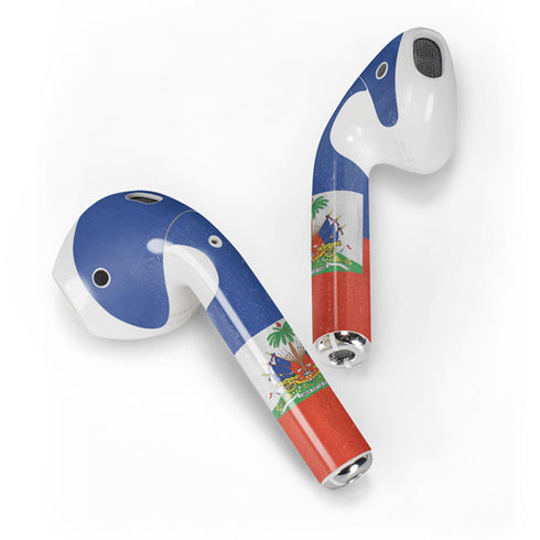 Haiti Flag Distressed Apple AirPods 2 Skin